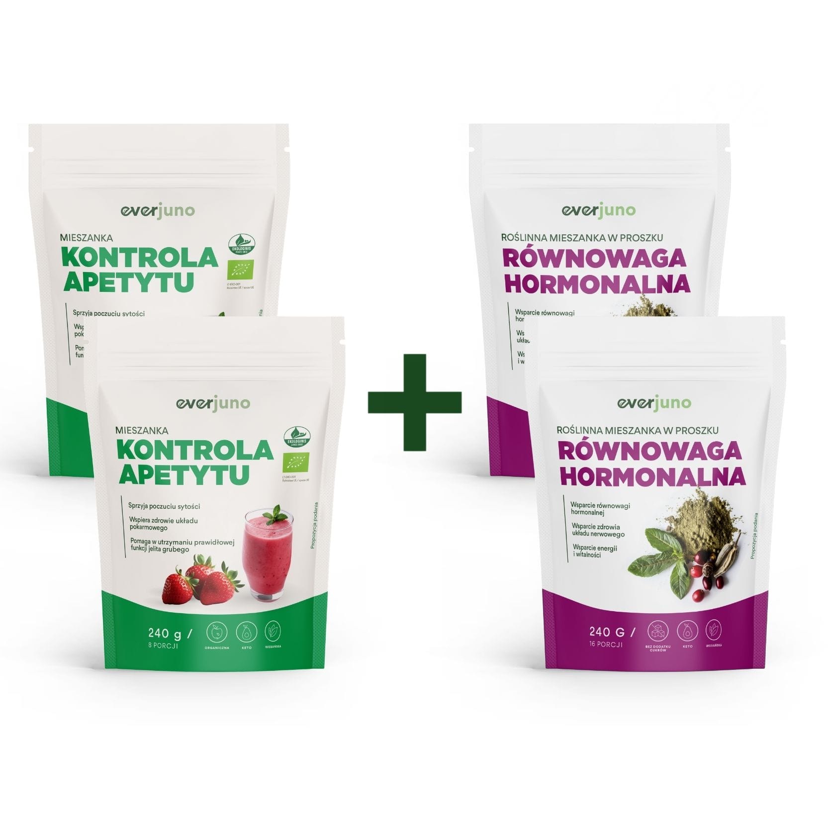 Produktai su nuolaida (31) 2x Koktajle na odchudzanie Kontrola Apetytu + 2x Koktajle Równowaga Hormonalna - obrazek 1